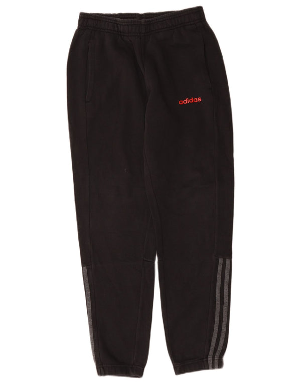 Adidas Drenge Træningsdragt Bukser Joggers 11-12 År Sort Bomuld