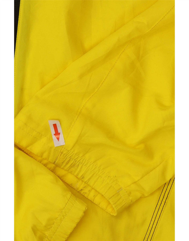 Adidas Herre Clima Proof Regnjakke UK 40 Stor Gul Polyester