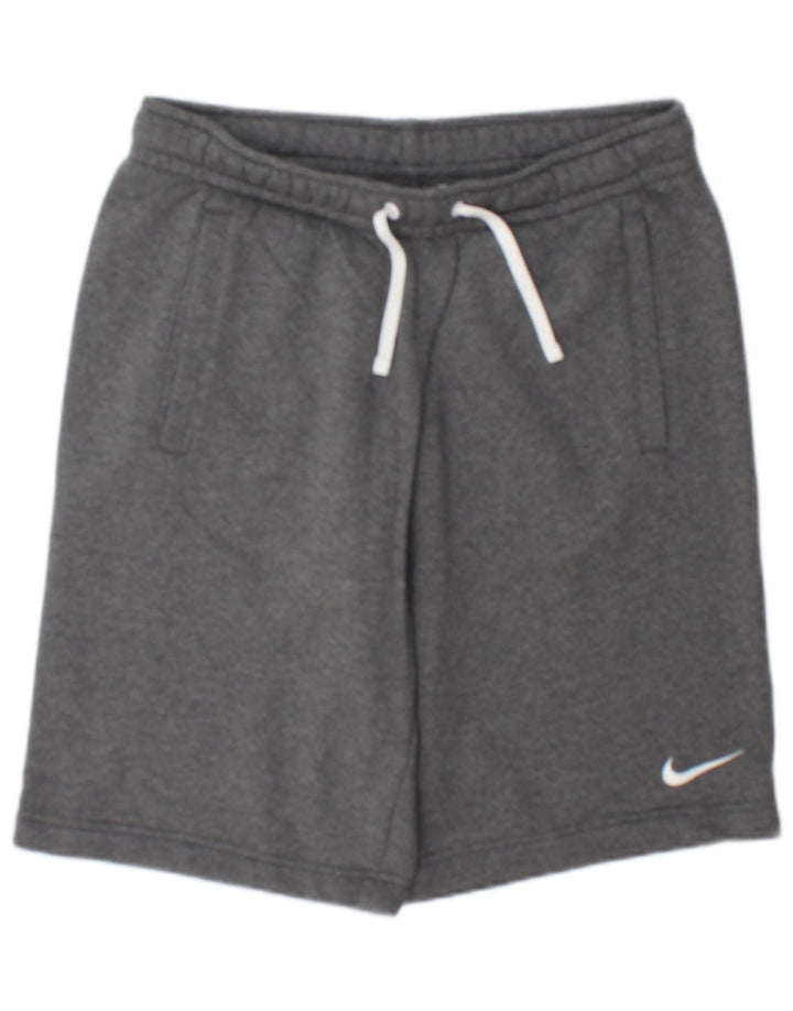Nike Sportshorts til mænd, mellemgrå flækket bomuld