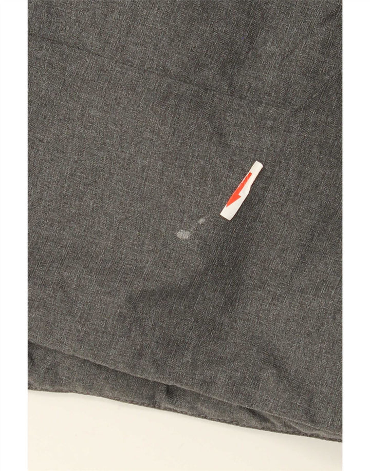 The North Face Dame Hætte Polstret Frakke UK 16 Large Grå Polyester
