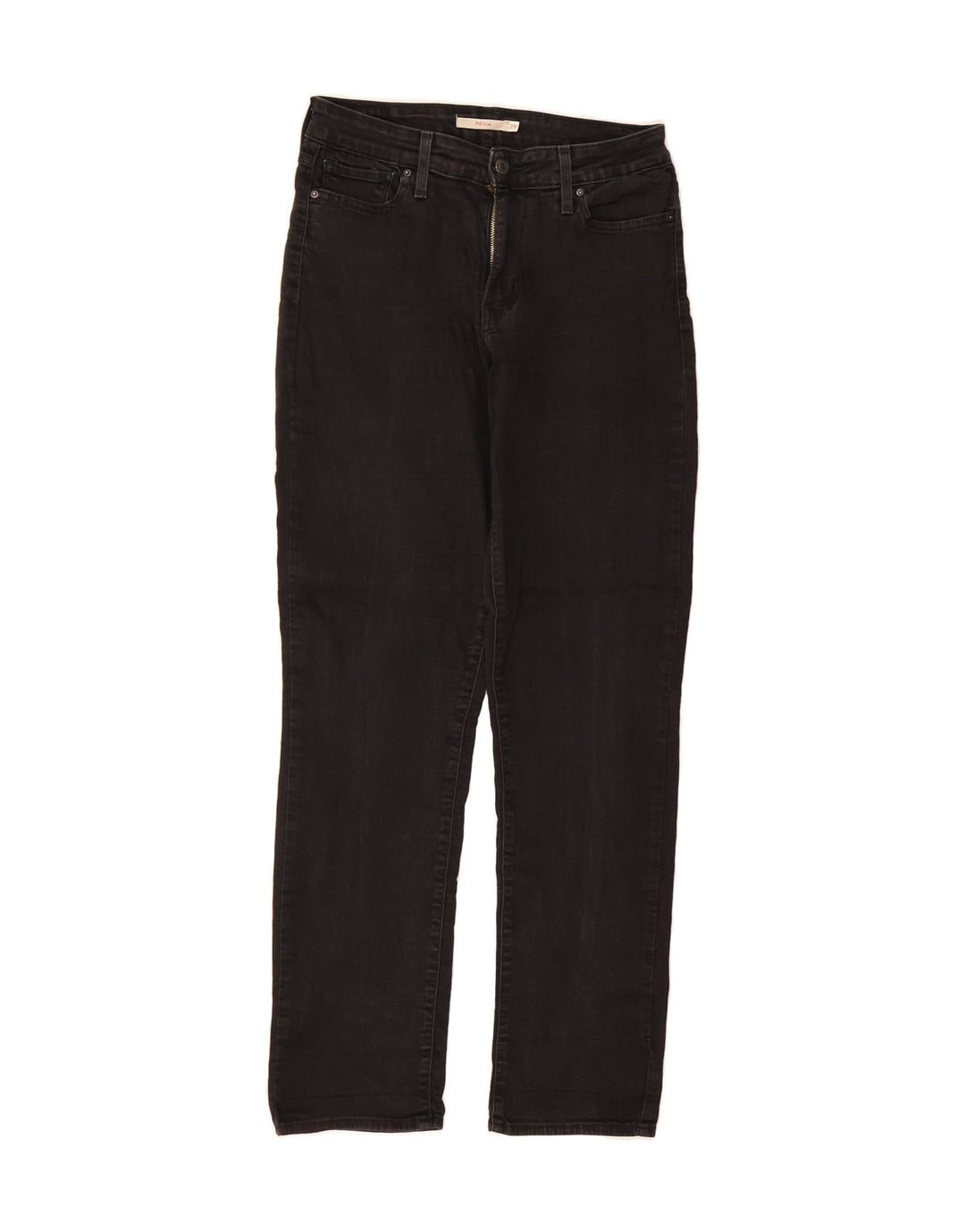 LEVI'S Womens 712 Slim Jeans W29 L31 Black Cotton Vintage Levi's and Second-Hand Levi's from Messina Hembry 