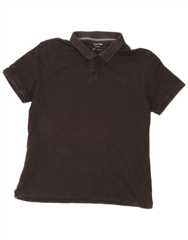 Calvin Klein herre poloshirt 2XL sort bomuld