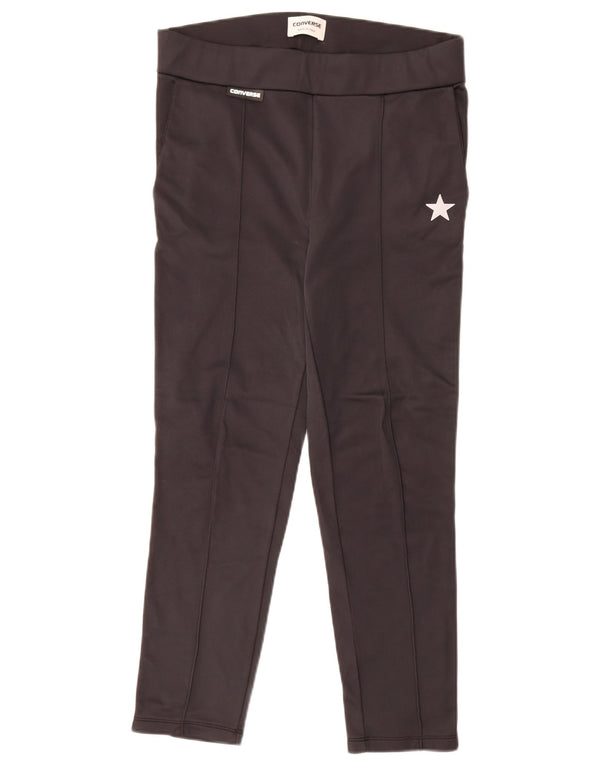 Converse træningsdragtsbukser til kvinder UK 14 Medium Sort Colourblock Nylon