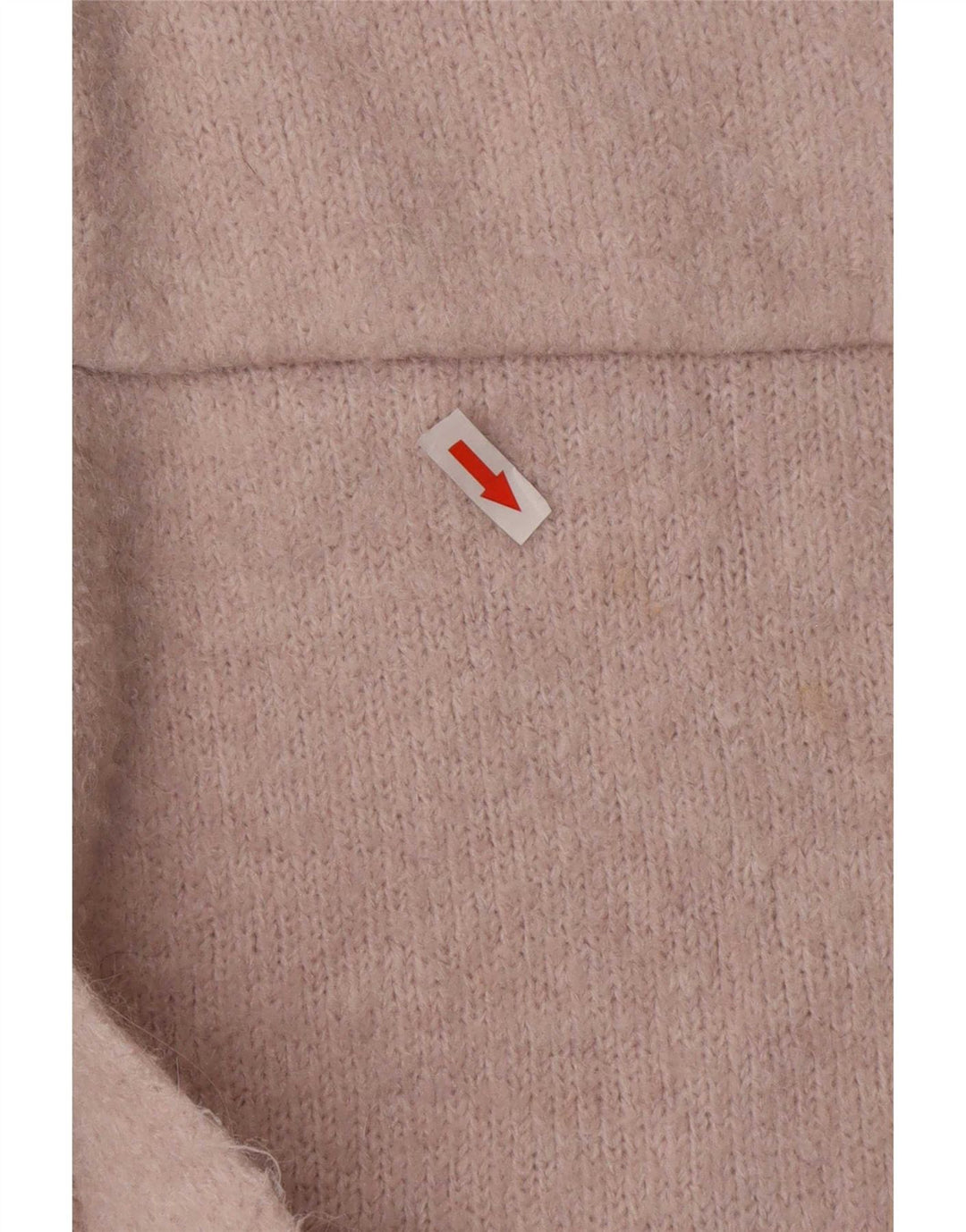 Zara Womens Longline Oversized Cardigan Sweater UK 10 Small Pink Polyester