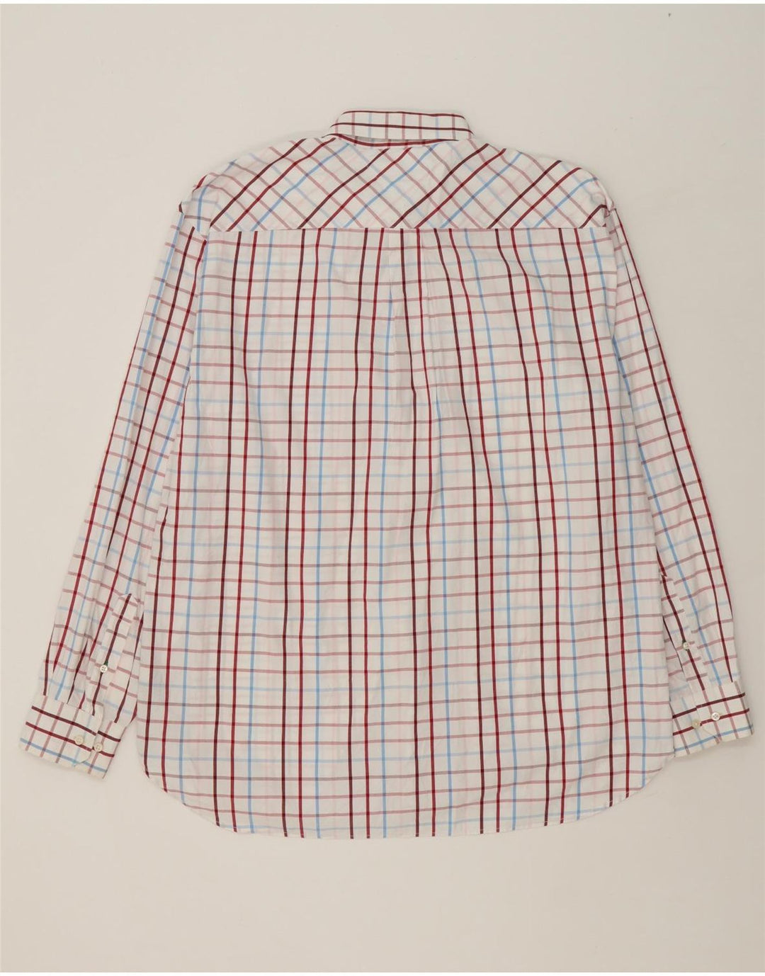 TOMMY HILFIGER Mens Shirt XL White Check Cotton Vintage Tommy Hilfiger and Second-Hand Tommy Hilfiger from Messina Hembry 