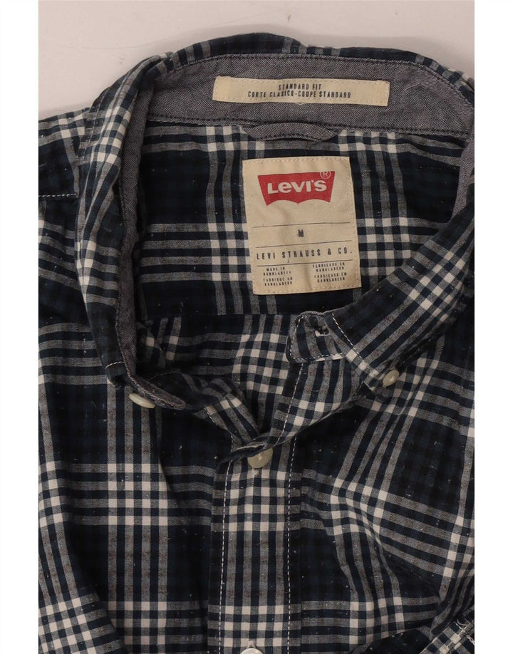Levi's Herre Standard Fit skjorte Medium Navy Blue Check