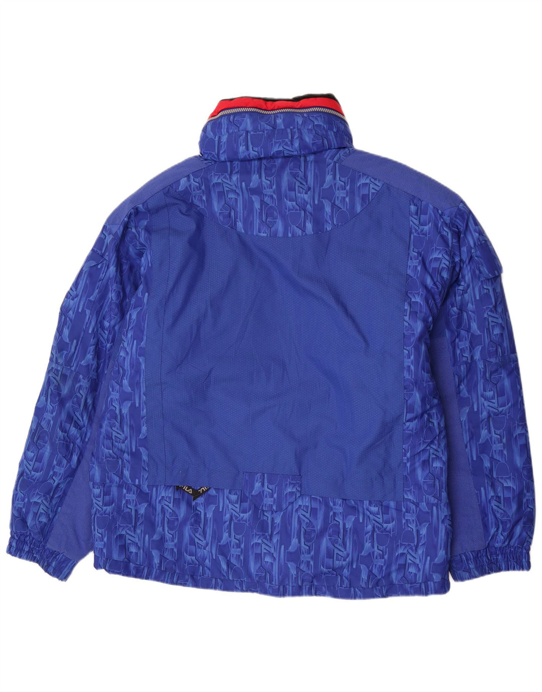 Fila Dame Skijakke IT 54 3XL Blå Geometrisk