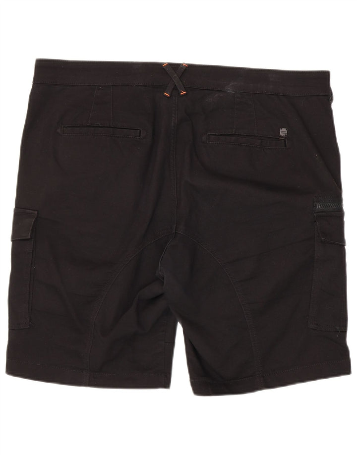 Jack & Jones Herre Cargo Shorts XL W38 Sort Bomuld