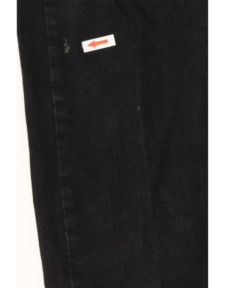 Lee Herre Regular Fit Straight Jeans W30 L32 Sort Bomuld