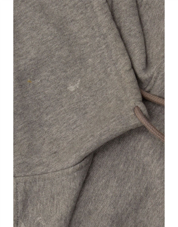 Adidas Dame Oversized Hoodie Jumper UK 14 Medium Grey Bomuld