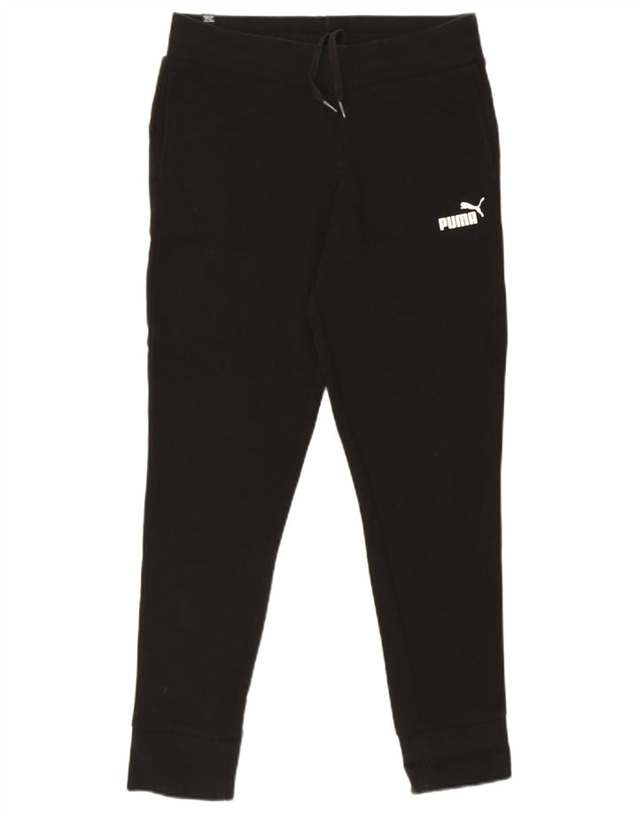 Puma træningsdragtsbukser til kvinder UK 10 Small Black