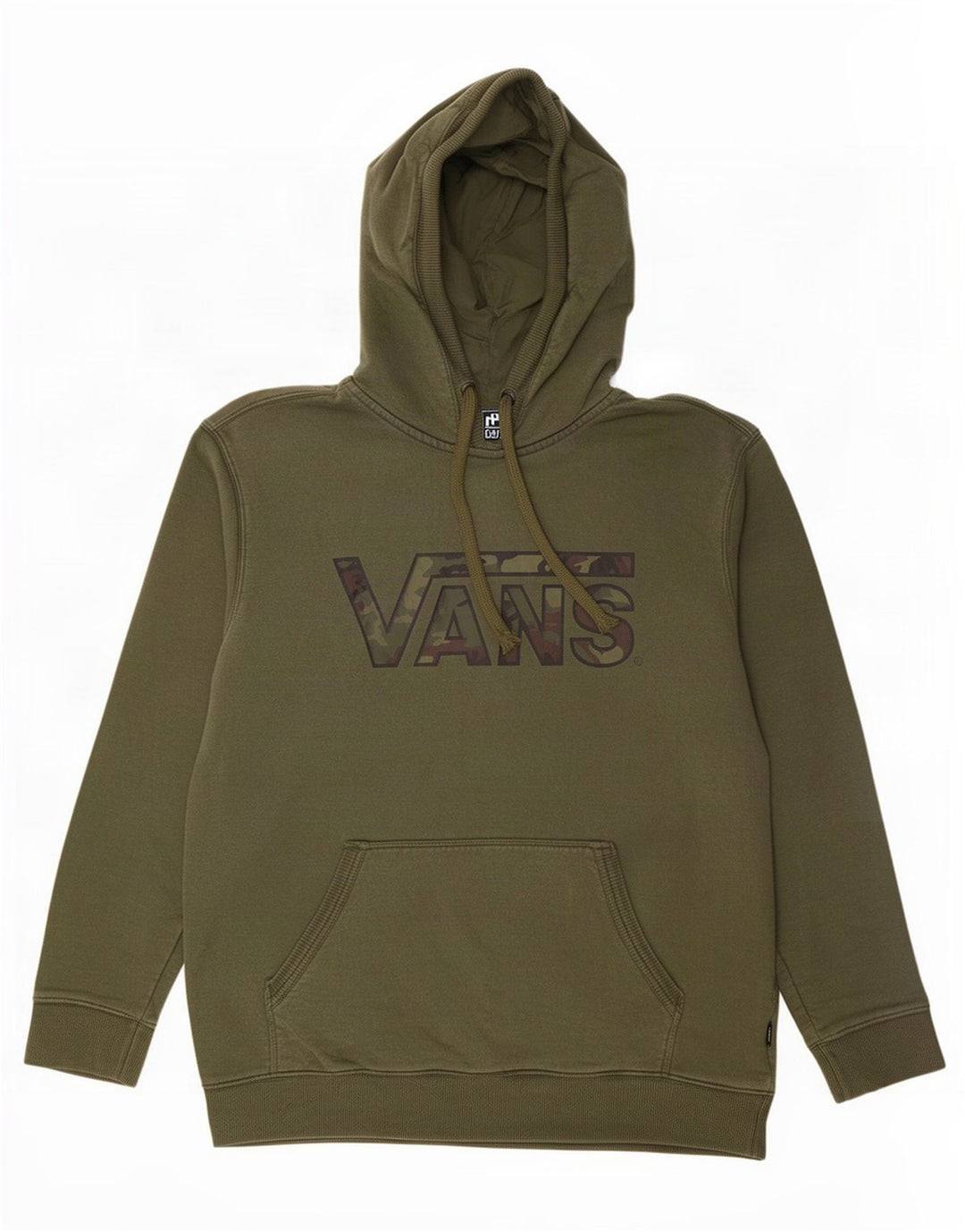 Vans Herre grafisk hættetrøje Jumper Medium Khaki Bomuld