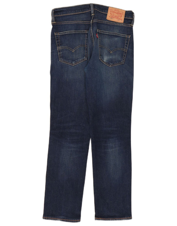 Levi's Womens 511 Slim Jeans W32 L30 Navy Blue Cotton