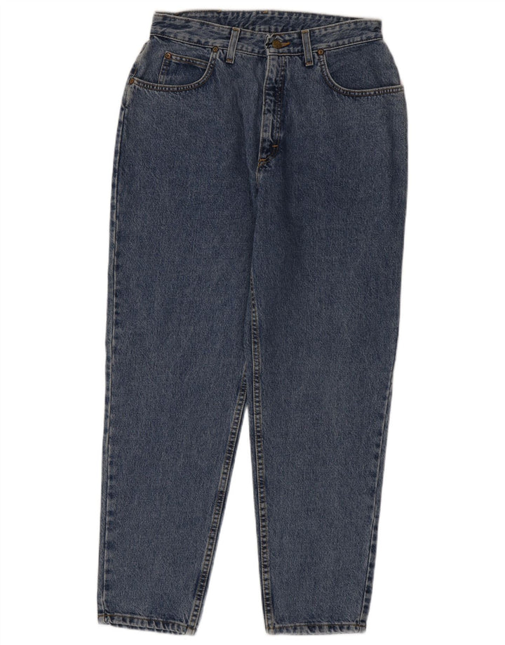 LEE Kvinder Højtalje Tapered Jeans W34 L29 Blå Bomuld