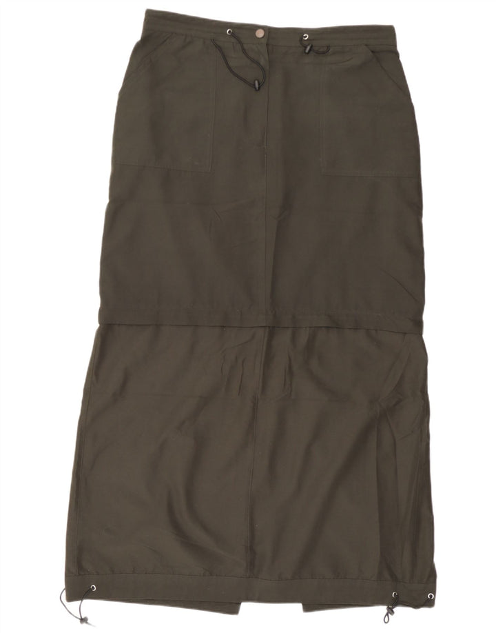 Street One Dame Midi Cargo Skirt UK 16 Large W32 Khaki Polyester
