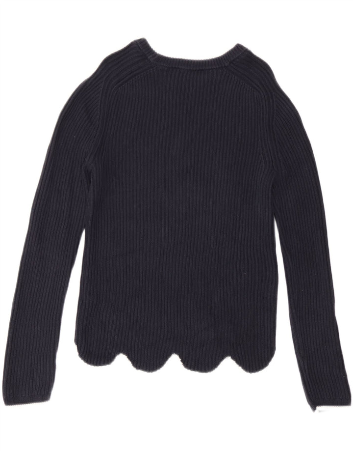 Marks & Spencer Dame sweater med rund hals DK 10 Small Navy Blue