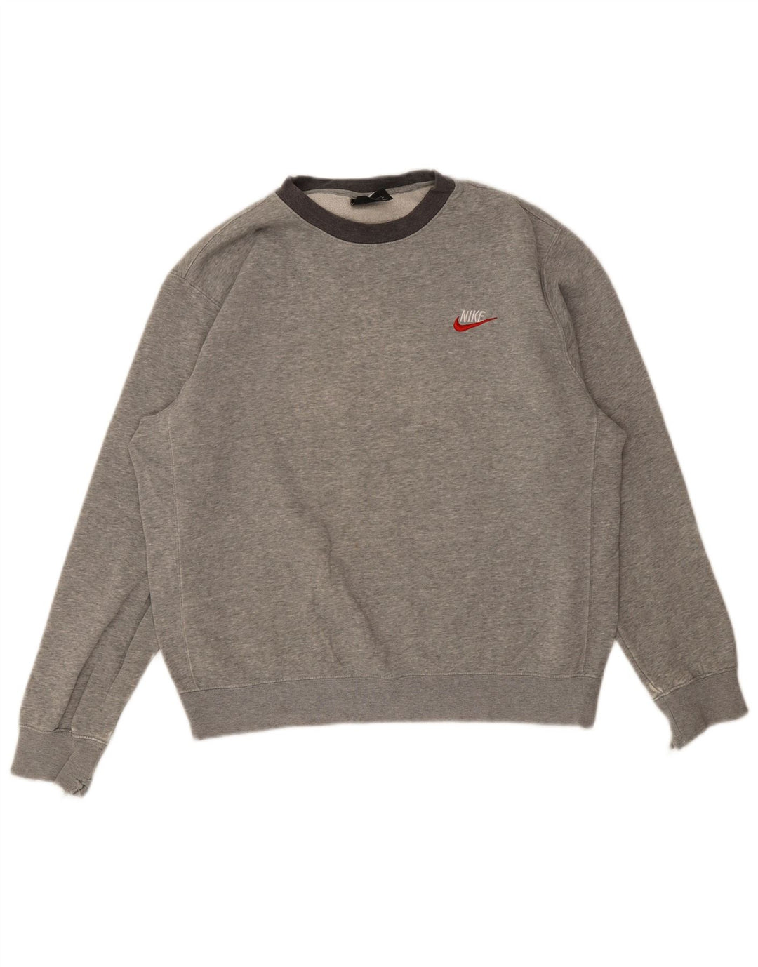 Nike Sweatshirt-trøje til mænd Medium Grey Flecked Bomuld