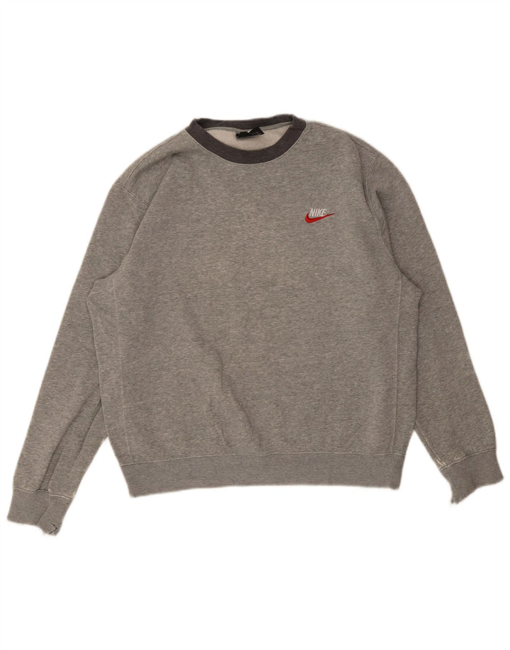 Nike Sweatshirt-trøje til mænd Medium Grey Flecked Bomuld