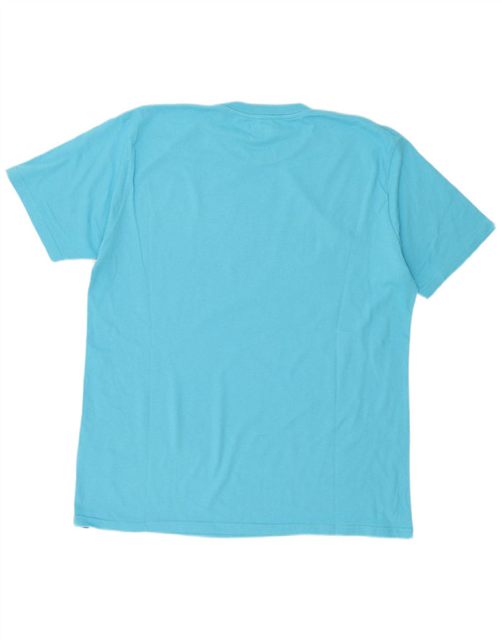 DC Herre grafisk T-shirt Top XL Blå Bomuld
