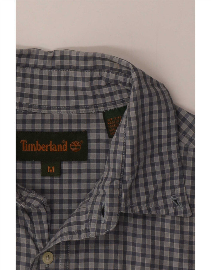 Timberland Herreskjorte Medium Blue Check Tencel