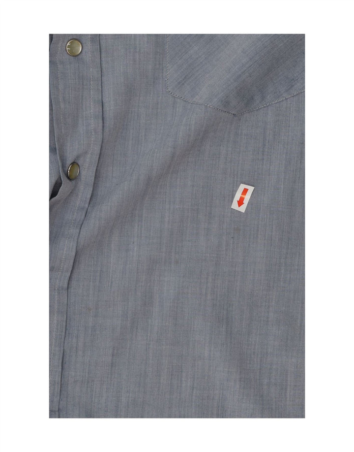 WRANGLER Mens Shirt Medium Blue