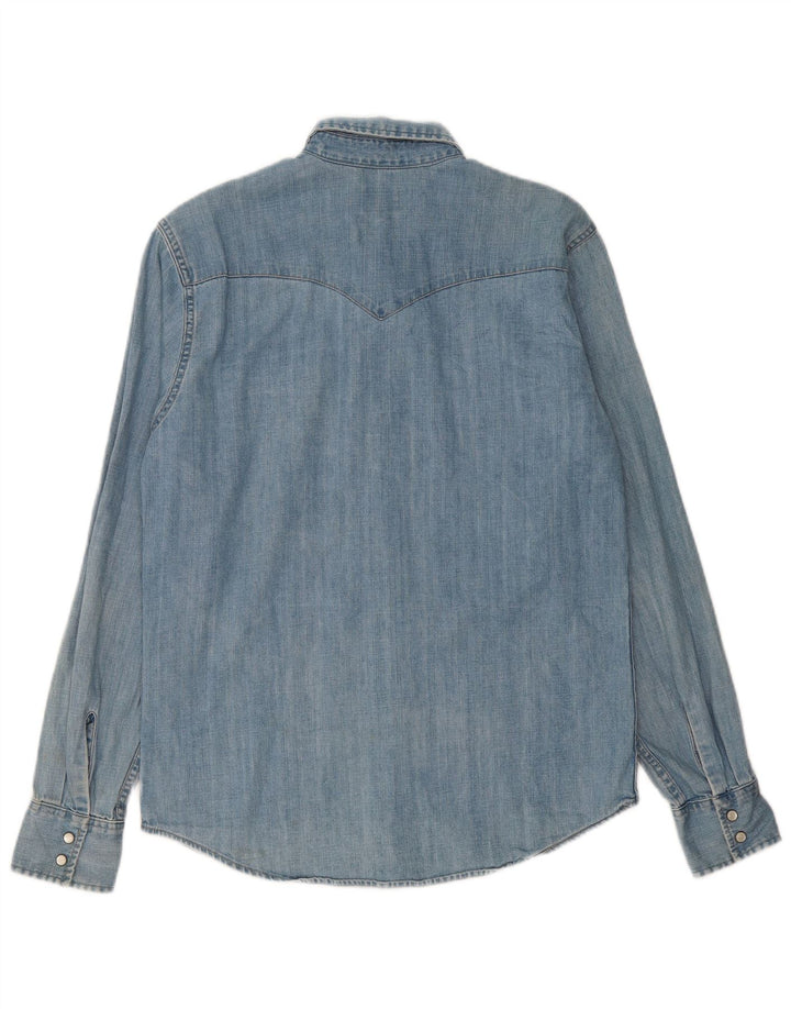 LEVI'S Denimskjorte til mænd mellemblå bomuld