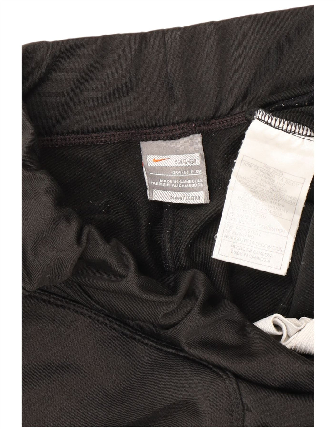 NIKE Bermuda sportsshorts til kvinder US 4/6 Small Black Polyester