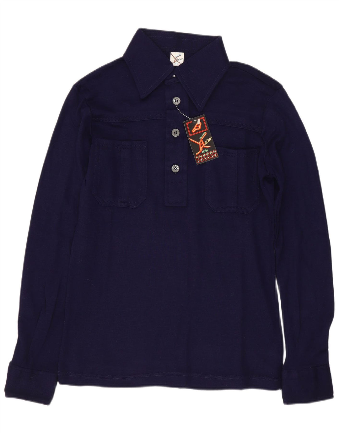 BETA Dame Pullover Shirt US 4 Small Navy Blue Akryl
