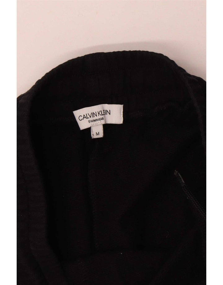 Calvin Klein Badeshorts til mænd mellem sort bomuld