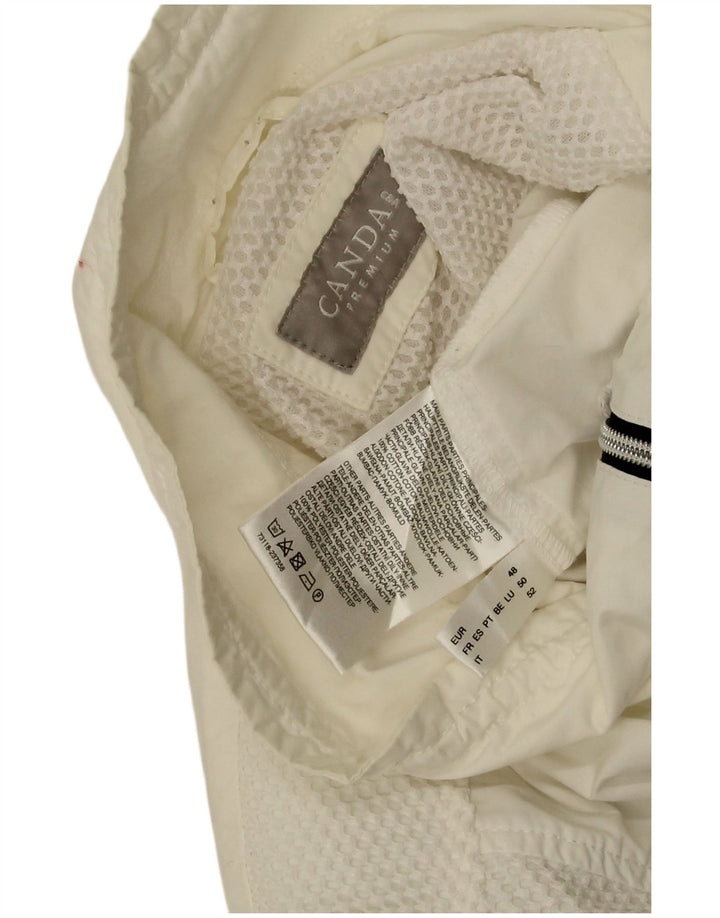Canda Regnjakke til kvinder EU 48 2XL Hvid Polyester