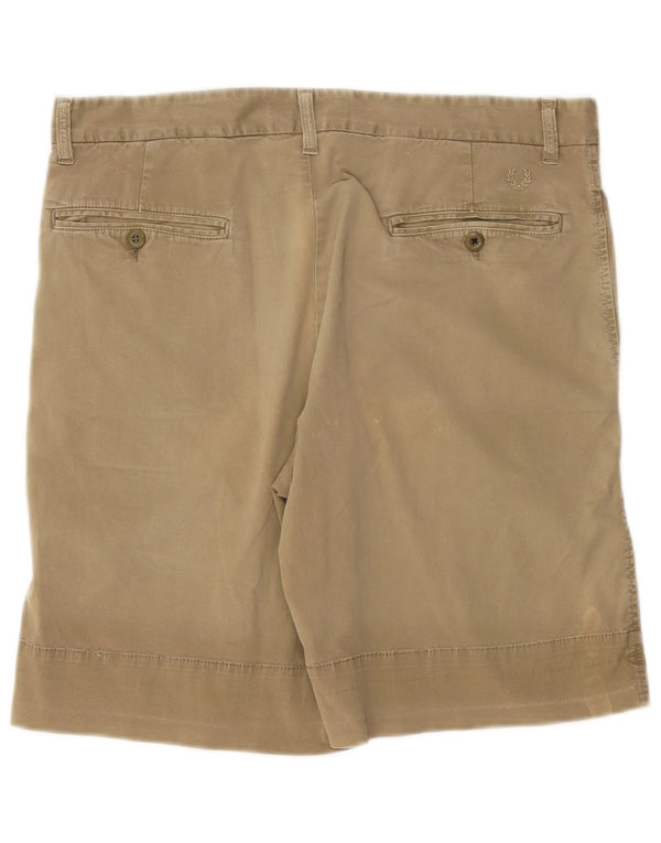 Fred Perry Herre Chino Shorts IT 48 Medium W32 Khaki Bomuld