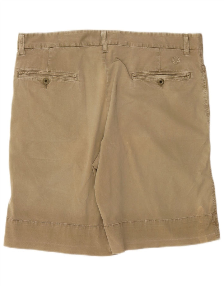 Fred Perry Herre Chino Shorts IT 48 Medium W32 Khaki Bomuld
