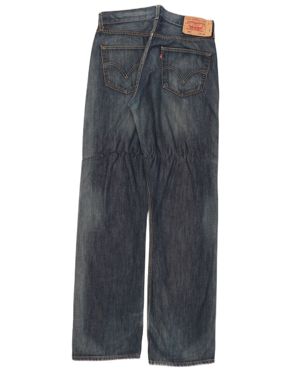 Levi's Dame 501 Straight Jeans W34 L36 Blå Bomuld