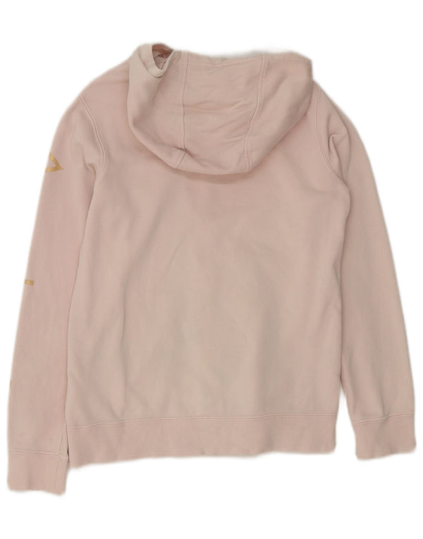 Nike piger grafisk hættetrøje med lynlås 12-13 år stor pink bomuld