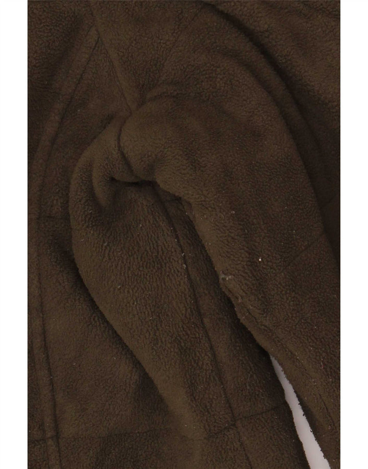 Marks & Spencer Fleecejakke til kvinder UK 12 Medium Green Polyester