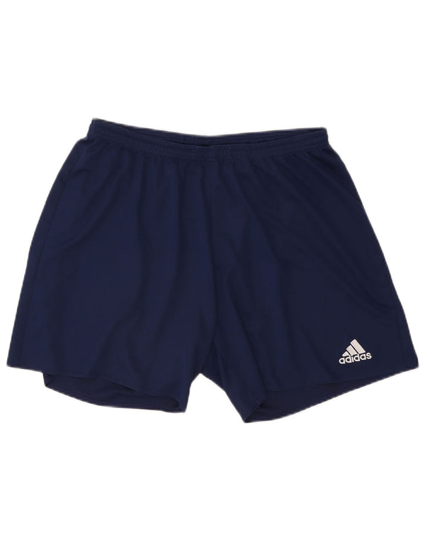 Adidas Mens Climalite Sport Shorts Large  Navy Blue