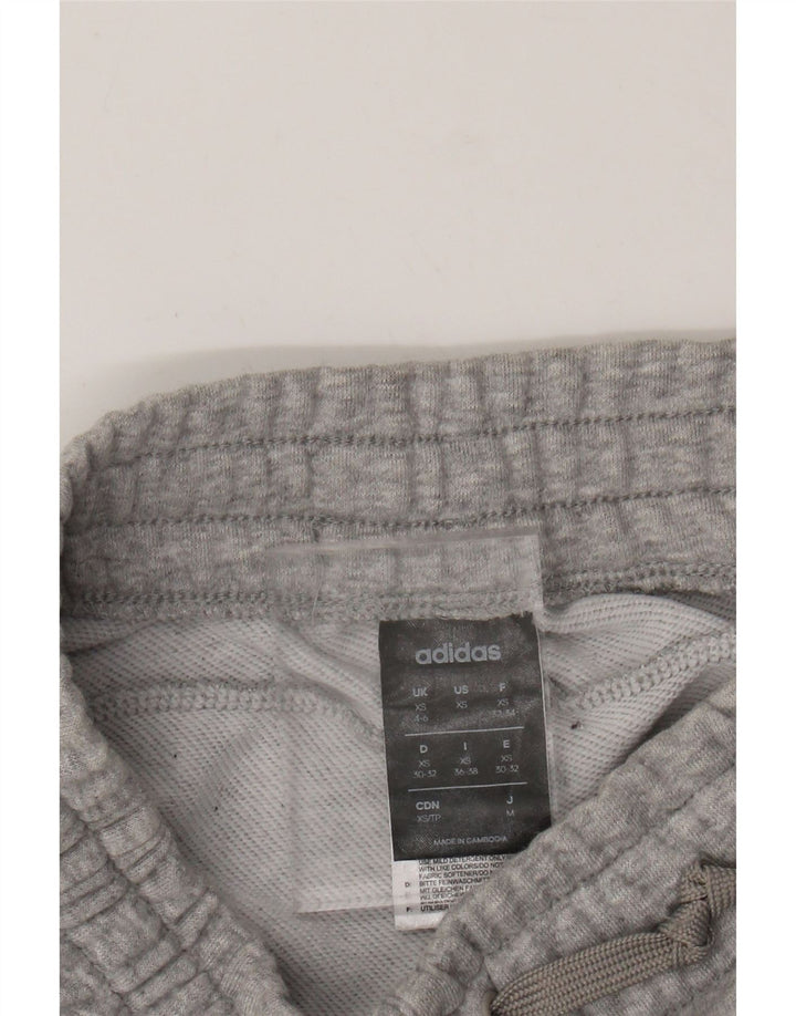 ADIDAS træningsdragt til kvinder Joggers UK 4/6 XS Grå Flecked Bomuld