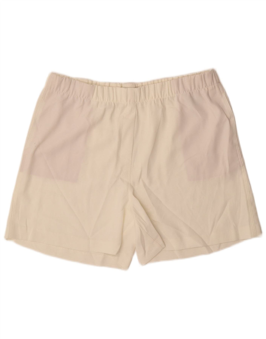Marks & Spencer Chino Shorts til kvinder UK 18 XL W38 Off White Polyester