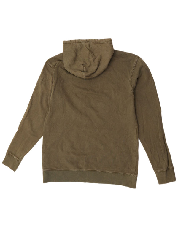 Champion Herre grafisk hættetrøje Jumper Large Khaki Bomuld