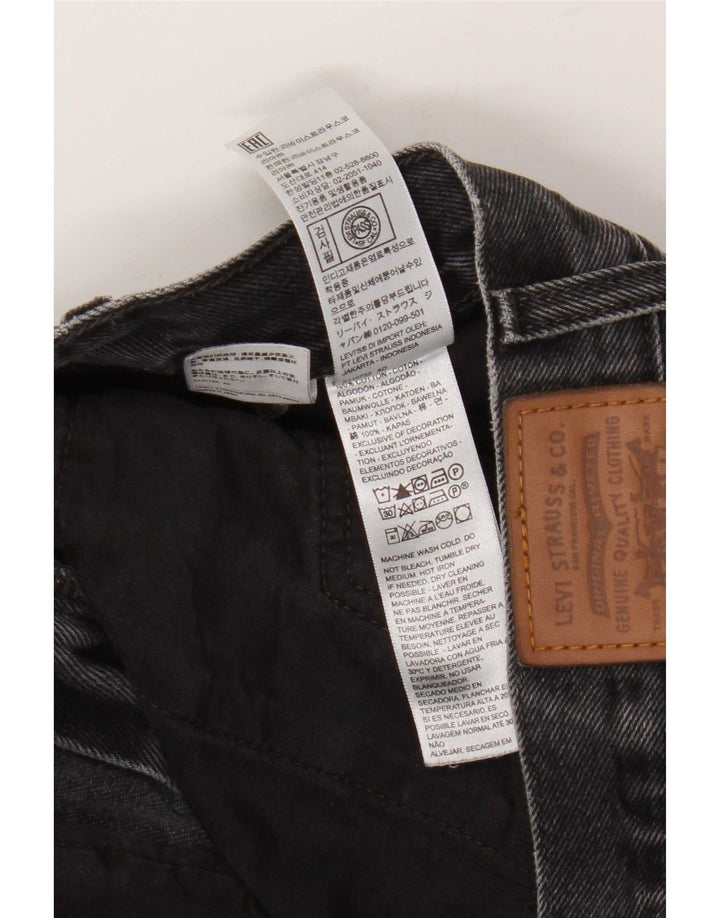 Levi's Dame Middy Straight Jeans W29 L31 Grå Bomuld