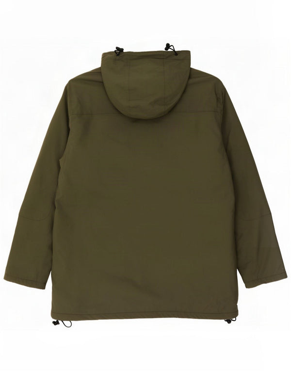 Mountain Warehouse Herre hættepolstret frakke UK 42 XL Khaki Nylon