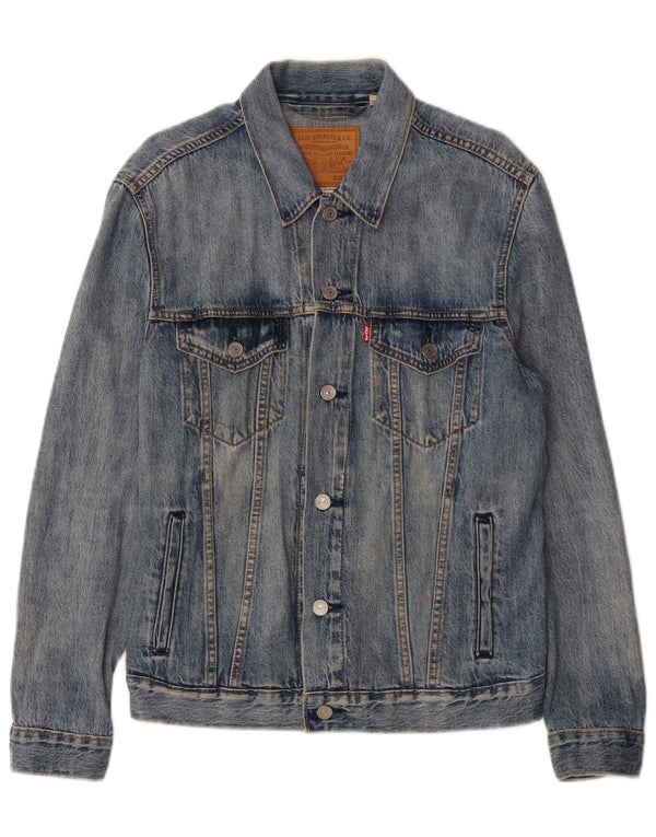 Levi's Herre denimjakke UK 38 Medium Blue Cotton