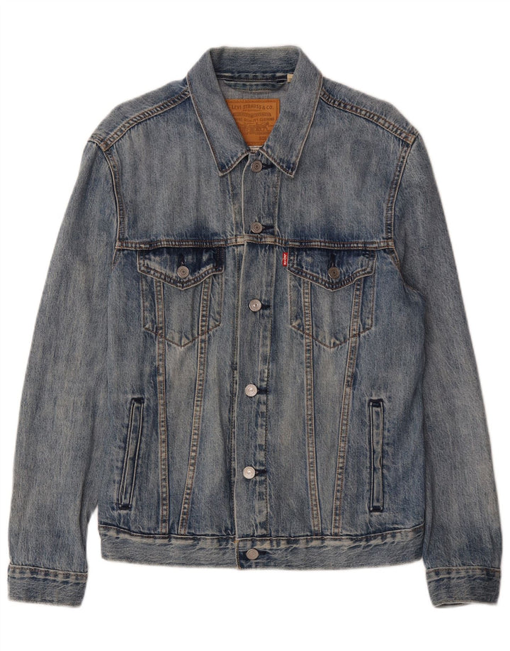 Levi's Herre denimjakke UK 38 Medium Blue Cotton