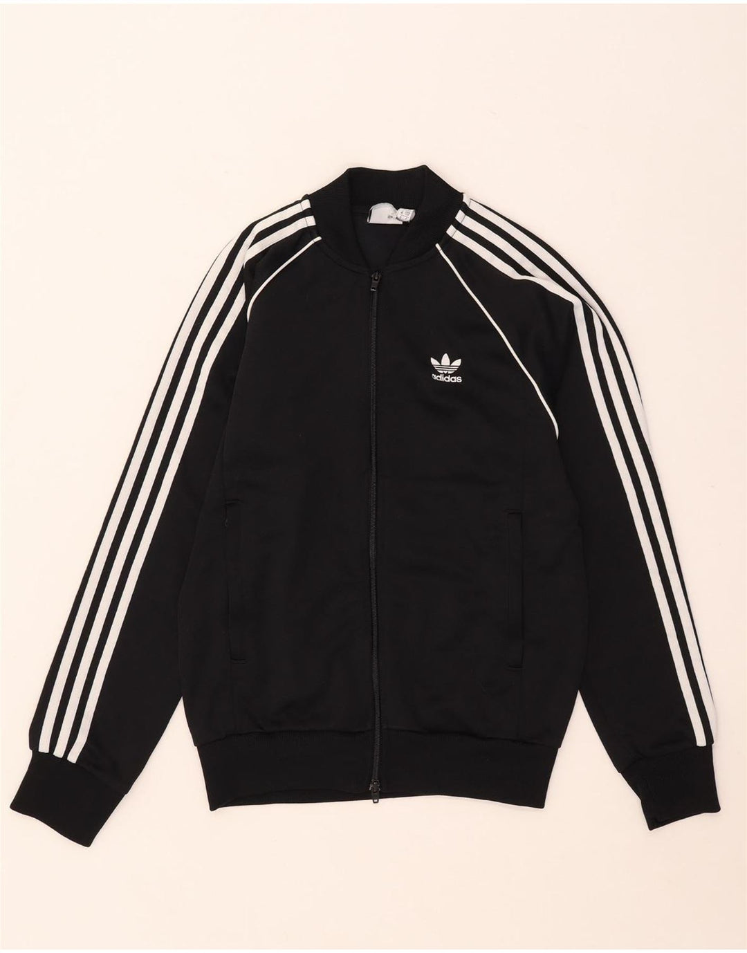Adidas Træningsdragt til mænd, topjakke, lille sort polyester