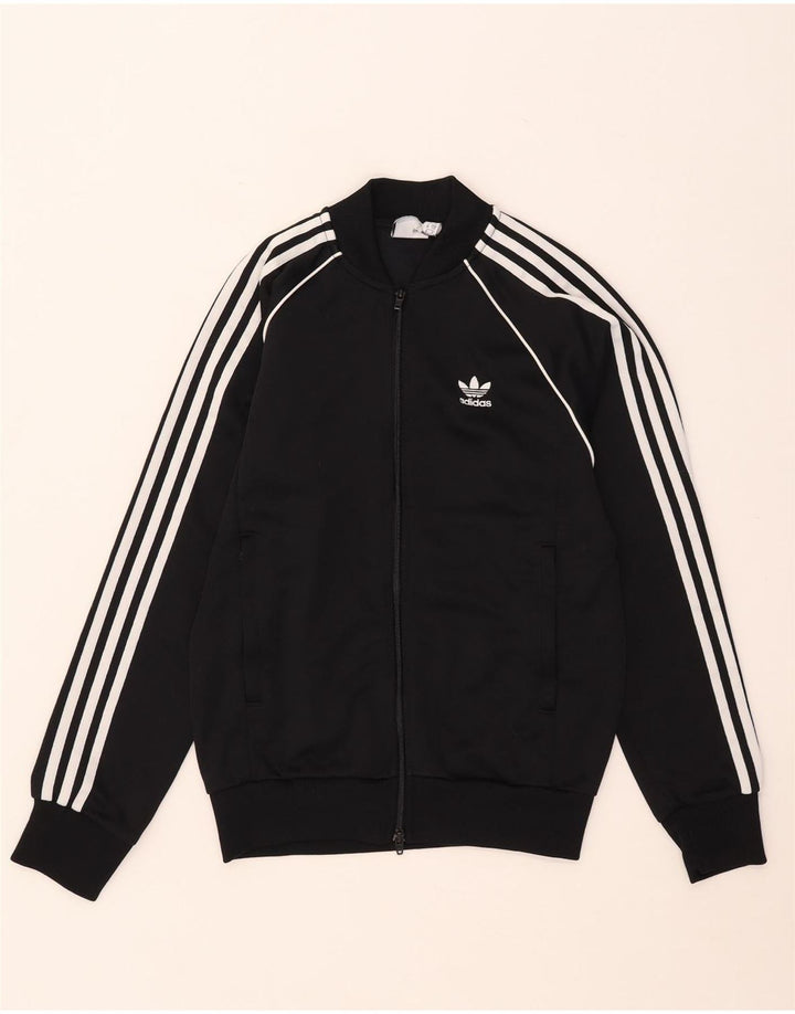 Adidas Træningsdragt til mænd, topjakke, lille sort polyester