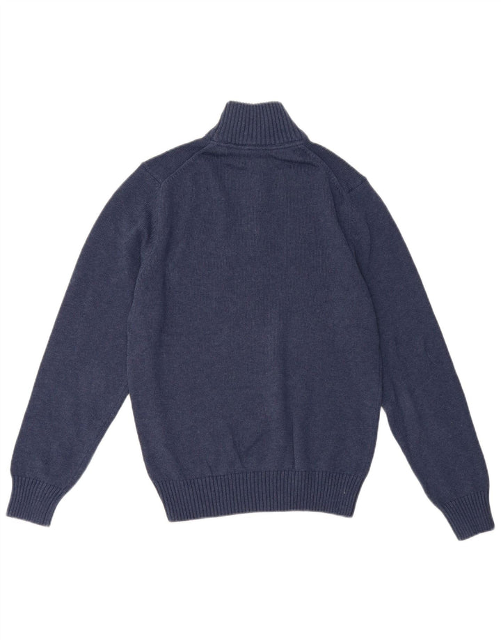 Gant herre lynlås-hals sweater lille marineblå bomuld