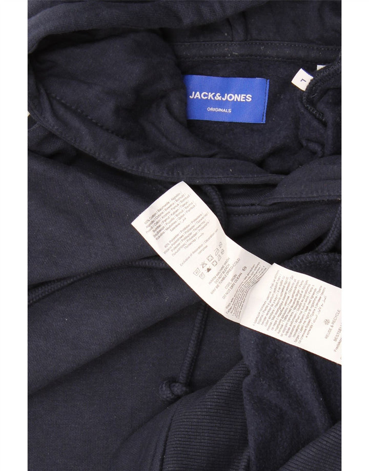 Jack & Jones Herre hættetrøje Jumper Stor marineblå polyester
