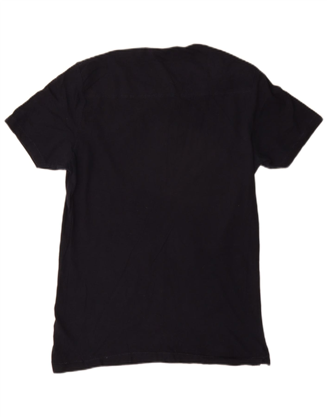 French Connection Herre T-shirt Top Medium Marineblå Bomuld