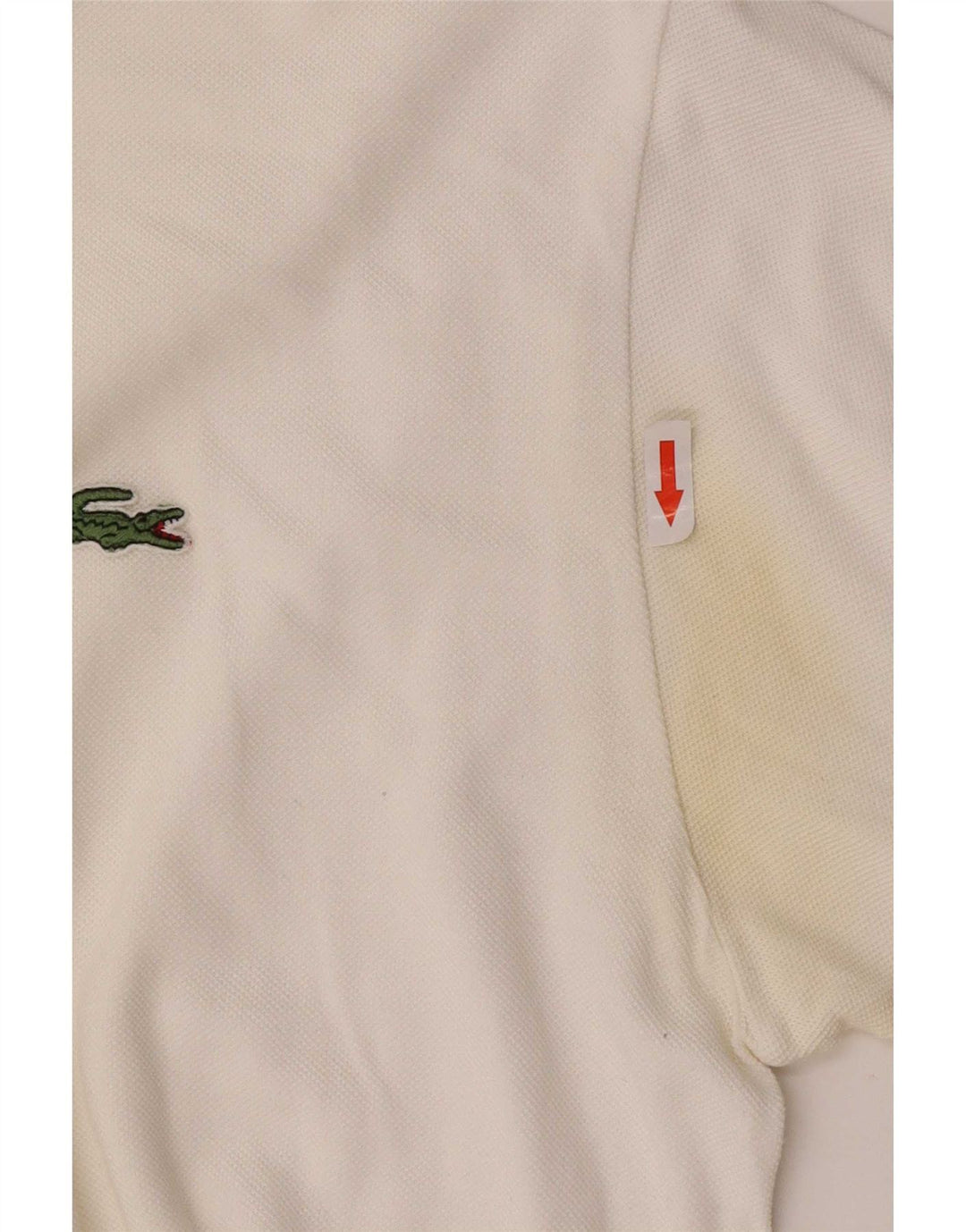 Lacoste herre poloskjorte str. 5 Large Hvid bomuld