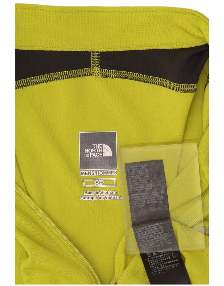 THE NORTH FACE T-shirt med lynlås til mænd, lille grøn Colourblock Polyester